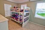 Bedroom 3 w Double over Double Bunk Bed Sleeps Up to 4 - 2 Adults Max